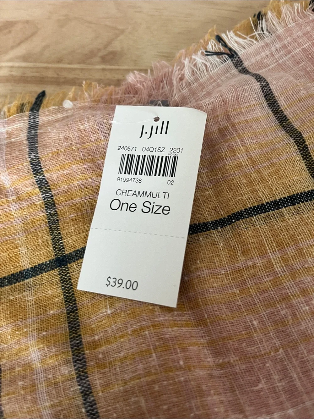 NWT J.Jill Gauze Scarf 40x40 .. CUTE!!